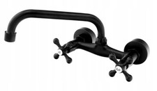 Wall Mounted Tap Black