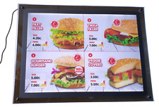 A2 LED CRYSTAL FRAME LIGHT BOX FOR ADVERTISING OR TAKEAWAY MENU DISPLAY
