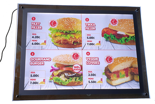 Led crystal frame light box - frame,