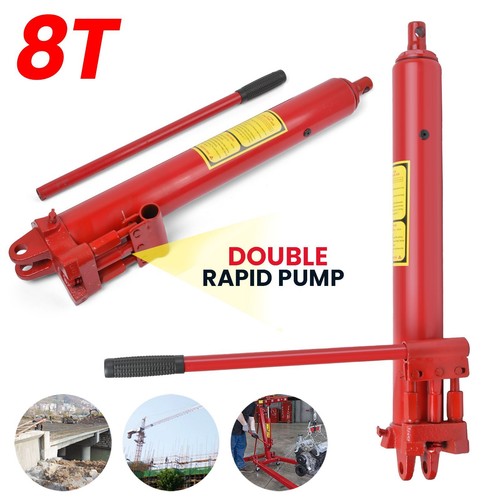 Hydraulic long ram jack ton - ram,