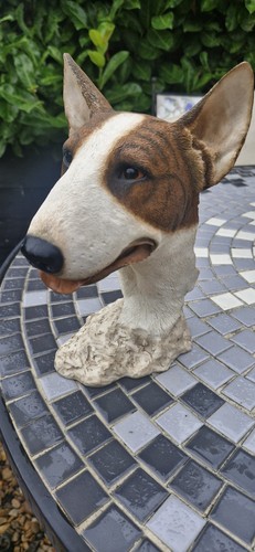 English bull terrier bust - english,