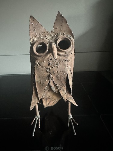Vintage rusty welded brutalist - vintage,