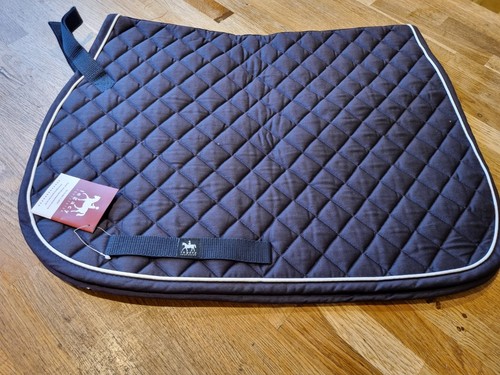 Legacy navy numnah pony size - pony,