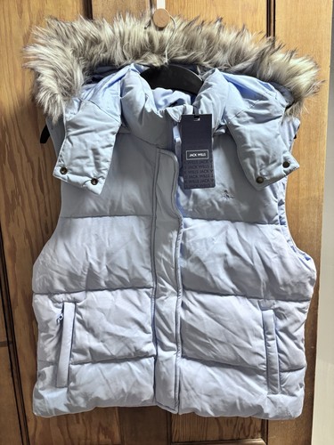 Jack wills sky blue gilet - , size