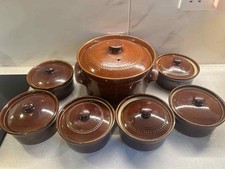 Pearsons of chesterfield made in England 1 large casserole dish 6 small...