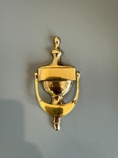 Metal Door Knocker Victorian Urn Style Brass