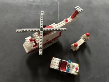 Vintage Lego Red Cross & Ambulance sets - with missing/damaged/replacement parts