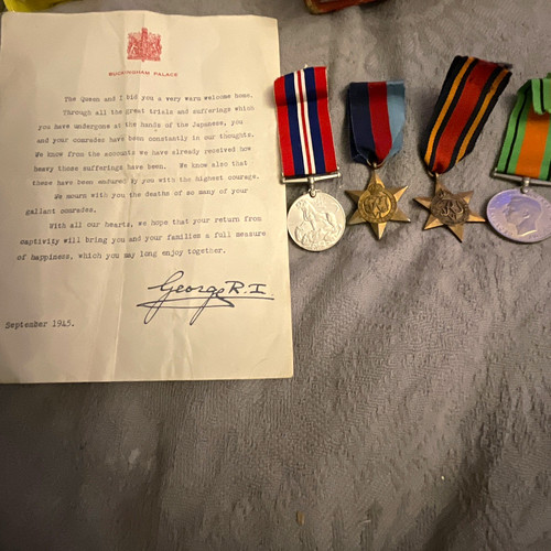Wwii british campaign medals - wwii,