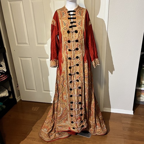 Antique dress edwardian wool - antique,