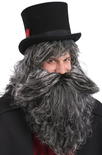 40cm grey wizard - grey, beard