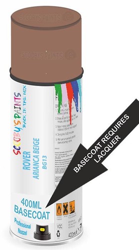 Basecoat aerosol for rover - for,