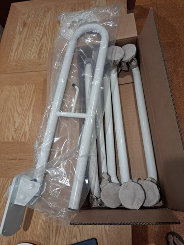 Bathroom toilet handrail grab - bathroom,