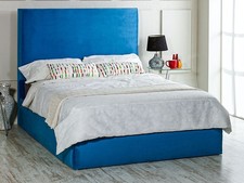 Esupasaver Beautiful Berlin Gas Lift Ottoman Storage Bed Frame Soft Velvet