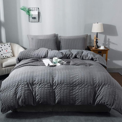 Seersucker duvet cover set - cover,