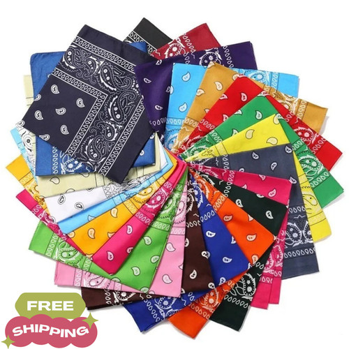 Bandana cotton paisley - bandana,