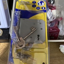 75mm ERA Mortise DeadLock New with Keys and Fitting Satin Chrome