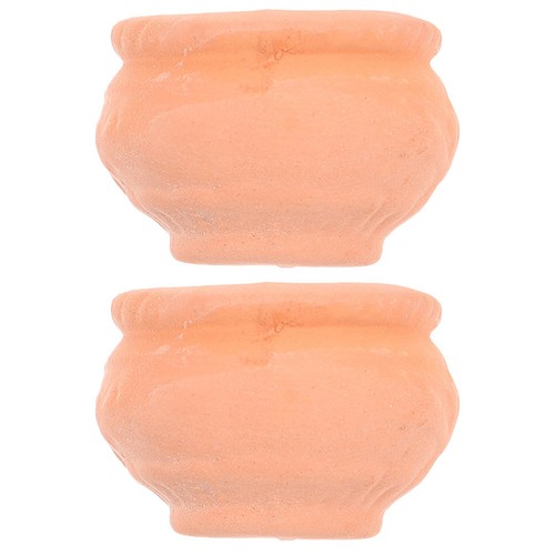 2pcs mini flower pots tiny - 2pcs,
