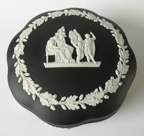 Wedgwood black jasper - black, trinket