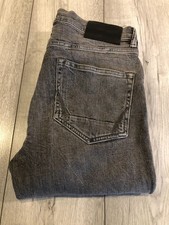 MENS ALLSAINTS SLIM STRETCH JEANS 30inch WAIST X 33 inch LEG GREY