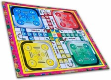 Ludo Board games for Adults Traditional Classic Modern Fun Board Star Game Large