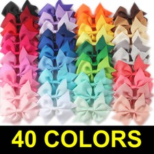 40PCS Handmade Bow Hair Clip