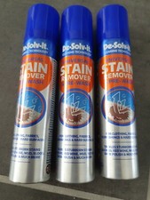 3 x De Solv It Universal Stain Remover And Pre Wash Clothing Fabric 100ML Each