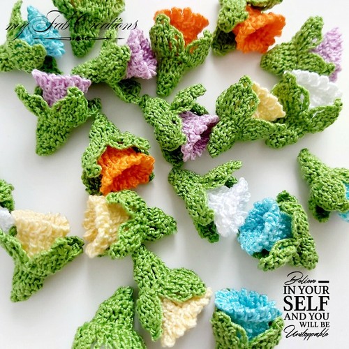 Set handmade crochet 3d - handmade,