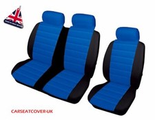 VW LT BLUE/BLK PADDED LEATHER