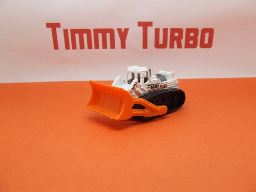 Matchbox bulldozer white - in, /