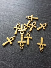 Ankh charms gold - or,