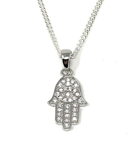 Hamsa pendant cubic - hamsa,