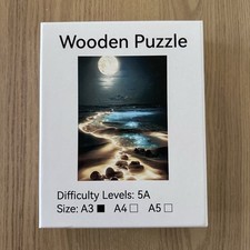 Moonlight beach a3 wooden - ~,