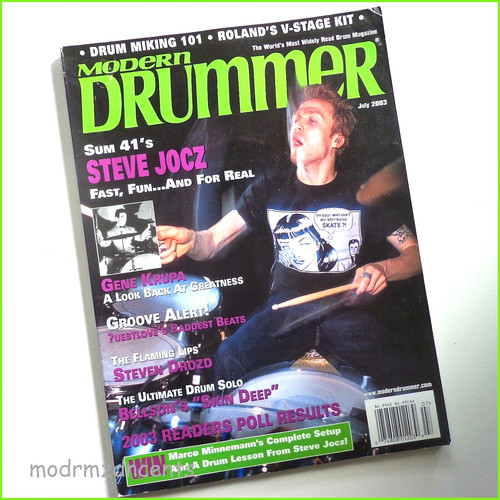 Modern drummer july 2003 - 2003,