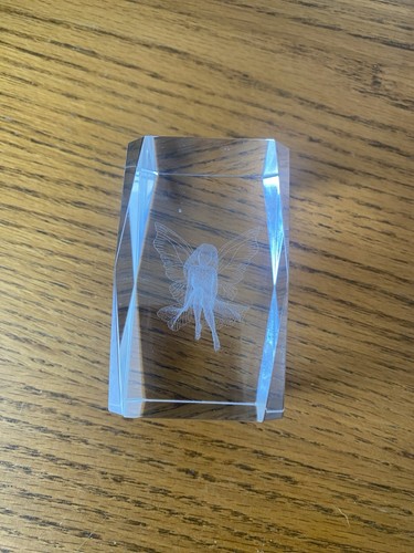 Crystal clear glass cube - clear,