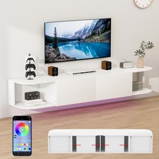 180CM LED Floating TV Stand Cabinet Wall Mounted TV Stabd Unit for 65" Modern