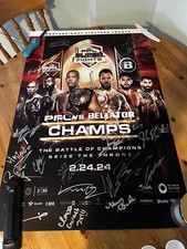 PFL VS Bellator Signed Event Poster (UFC/MMA)