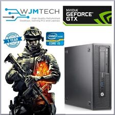 HP Desktop Gaming PC Core i5 Computer 16GB RAM 480GB SSD GTX 1650 Win 11 WiFi