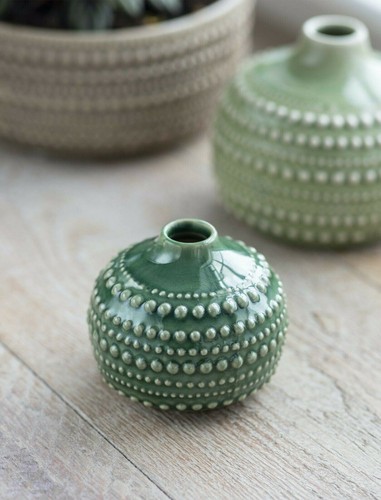 Small bud vase green - small,