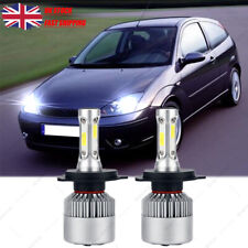 For Ford Focus MK1 1998-2004 -2X H4 Headlight CONVERSION Kit LED Bulb PURE WHITE
