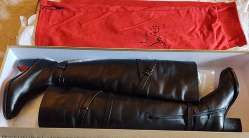 Louboutin over knee thigh - louboutin, knee/thigh