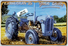 Vintage style metal tin - metal, sign