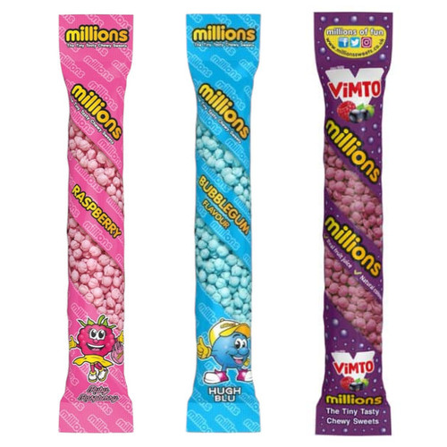 Millions sweets tubes 55g 3 - sweets,