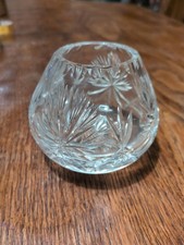 Small Lead Cut Crystal Vase
