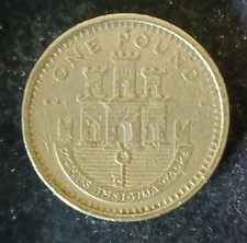[0737] Gibraltar 1 Pound Coin
