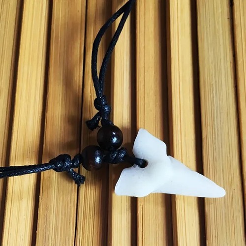 Shark tooth necklace beach - tooth,
