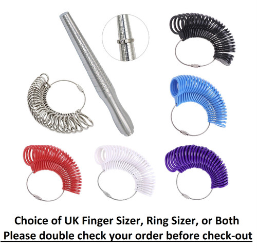 Ring sizer stick metal - ring,