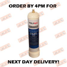 WELDGAS - FITS CASTOLIN/OXY TURBO/WELDGAS OXYGEN REPLACEMENT GAS CYLINDER BOTTLE