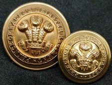 Leinster Regiment (pre 1922) 25mm & 19mm Officers Buttons Jennens & Best London