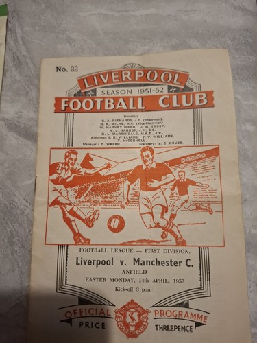 Liverpool vintage ticket - fc,