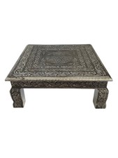 Silver Oxidised Square Bajoth